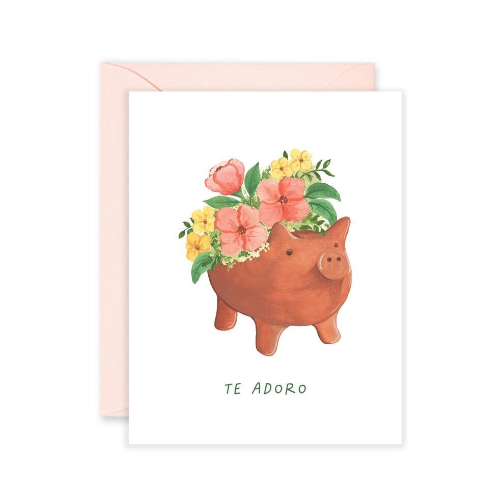 Te Adoro Card by Isabella MG