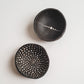 Small Black Clay Nesting Bowls by Jessica Ayala - Set of 2