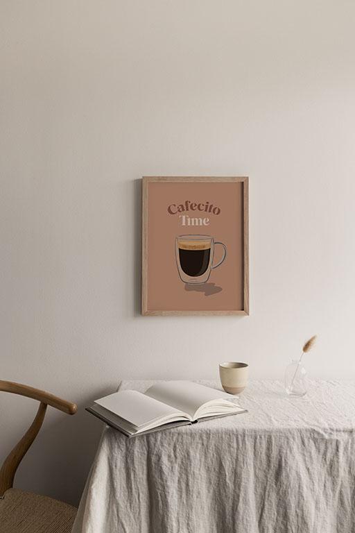 "Cafecito Time" Art Print by Jacqueline Malcolm